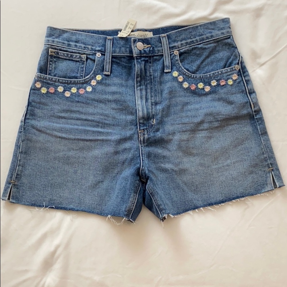 Madewell The Perfect Jean Short Floral Edition - Picture 2 of 10